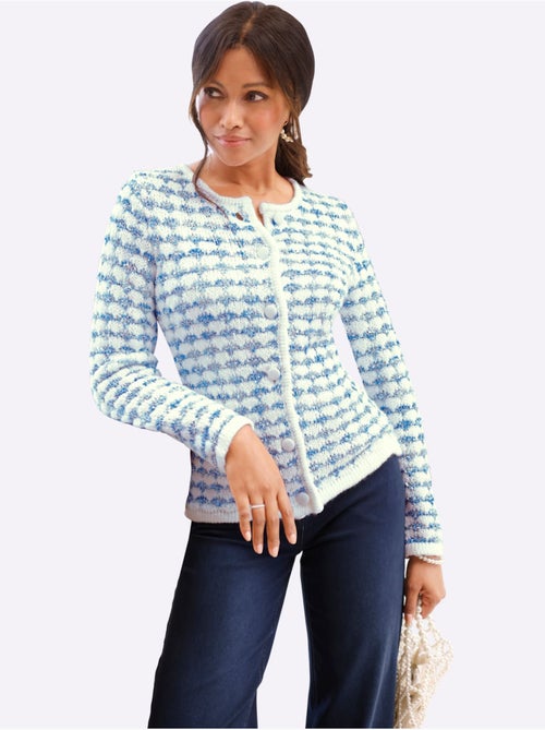 Cardigan Tricot Bouclé - Taille Standard - Witt - Kiabi Cardigan Tricot Bouclé - Taille Standard - Witt - Kiabi