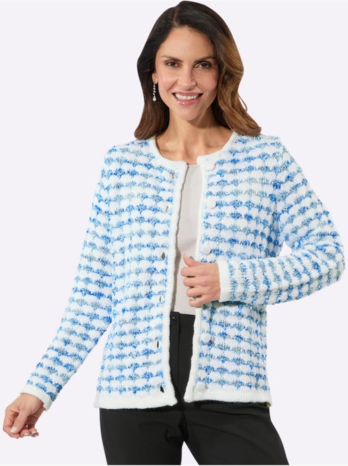 Cardigan Tricot Bouclé - Taille Standard - Witt - Kiabi Cardigan Tricot Bouclé - Taille Standard - Witt - Kiabi