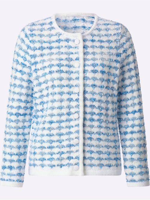 Cardigan Tricot Bouclé - Taille Standard - Witt - Kiabi Cardigan Tricot Bouclé - Taille Standard - Witt - Kiabi