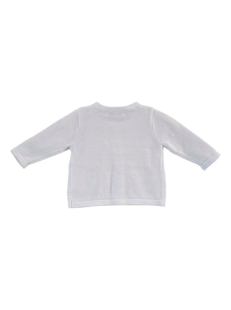 CARDIGAN TRICOT CATHIANA Blanc - Kiabi