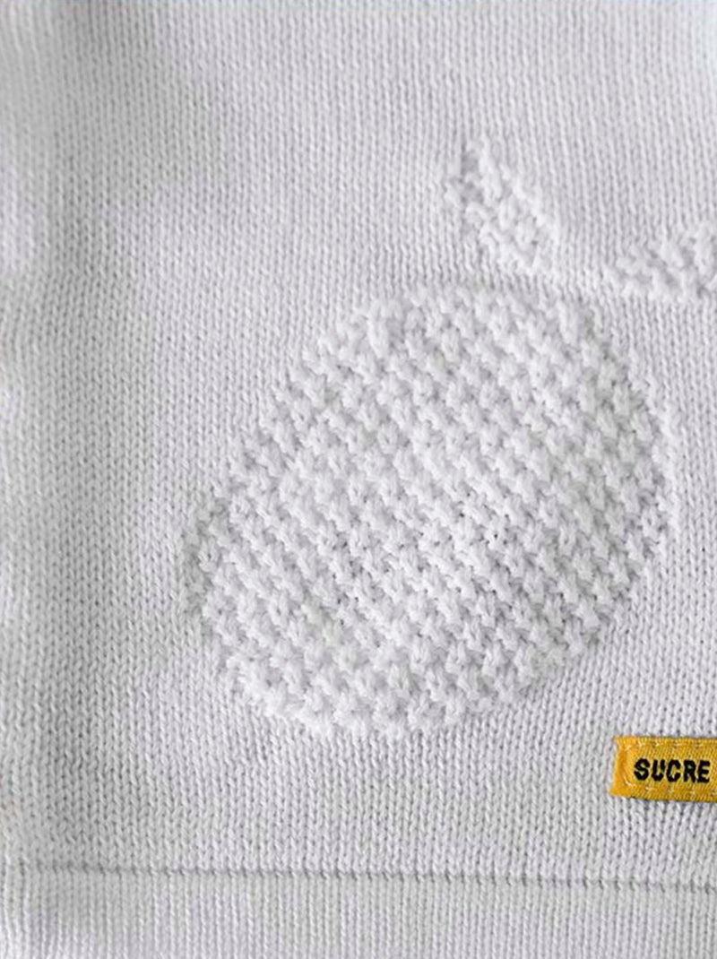 CARDIGAN TRICOT CATHIANA Blanc - Kiabi