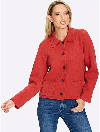 Cardigan Tricot Milanais - Taille Standard - Helline