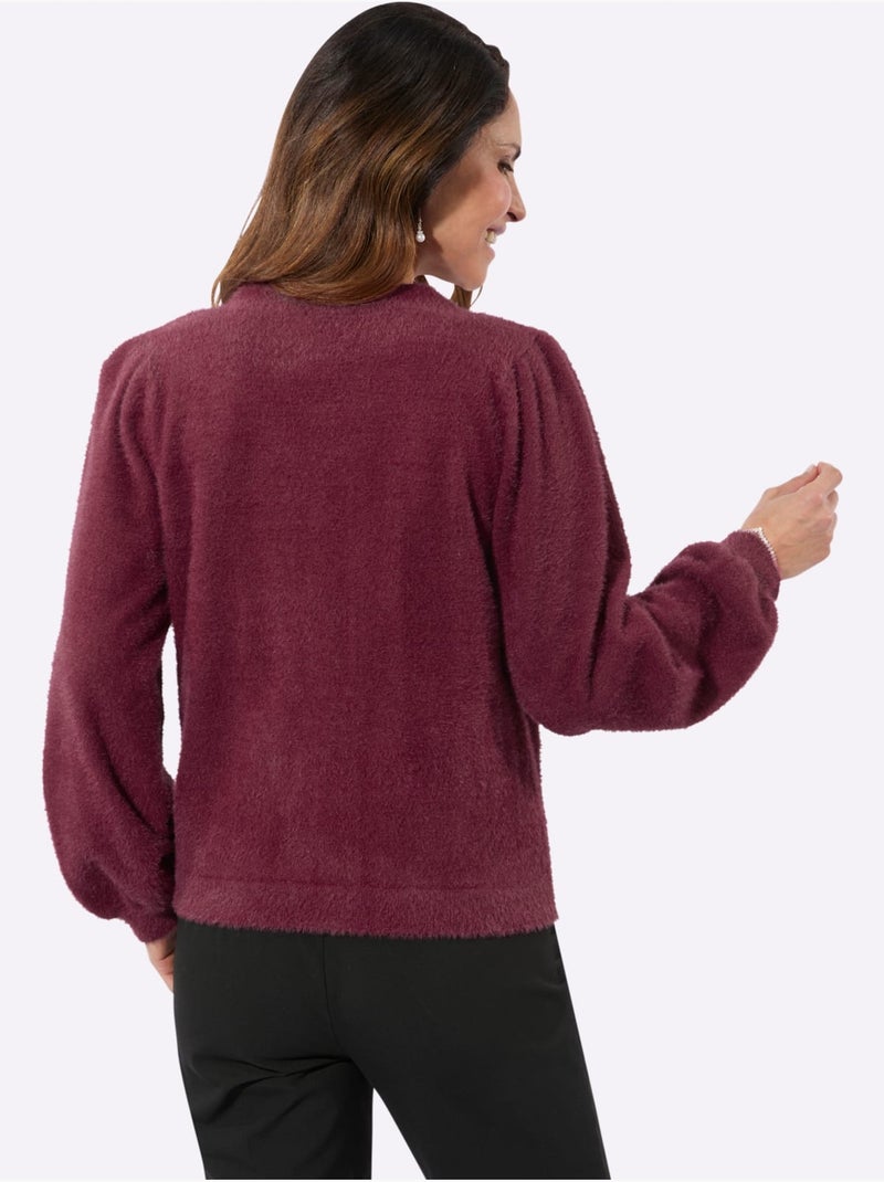 Cardigan Ultra-doux Et Chaud - Taille Standard - Witt Bordeaux - Kiabi