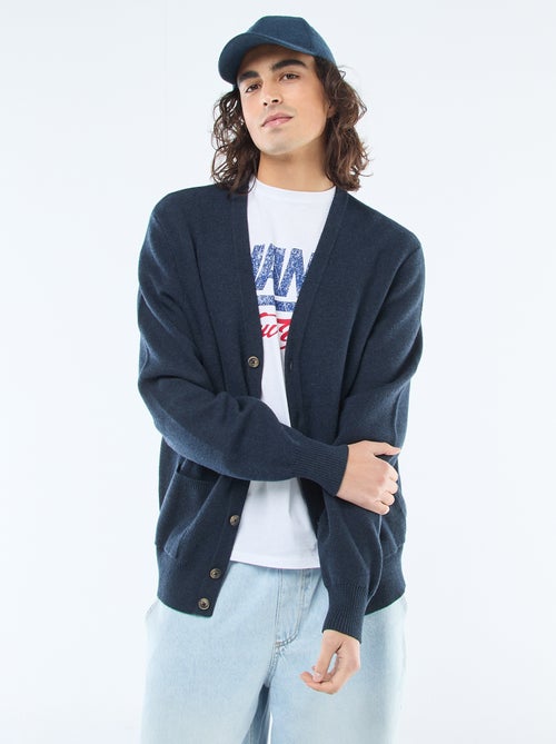 Cardigan uni - Kiabi