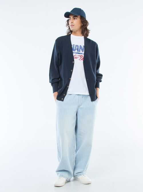 Cardigan uni - Kiabi