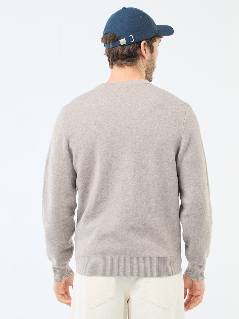 Cardigan uni Marron - Kiabi