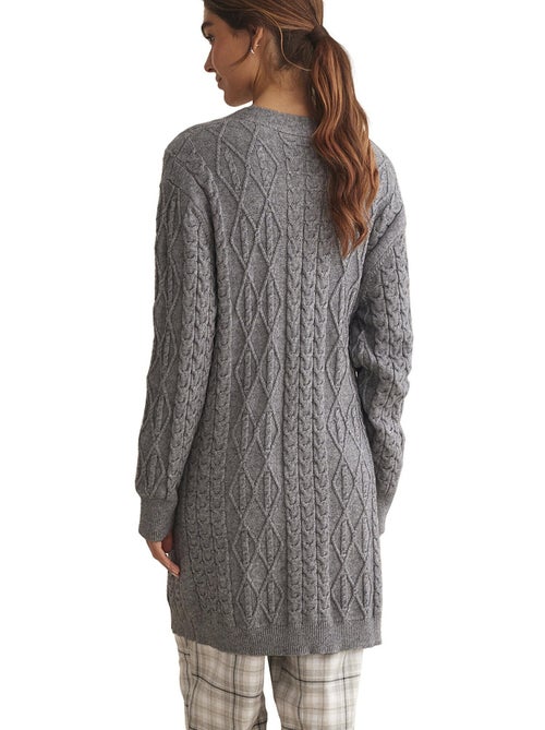 Cardigan veste d'intérieur à boutonnière COMPLEMENTOS - Kiabi