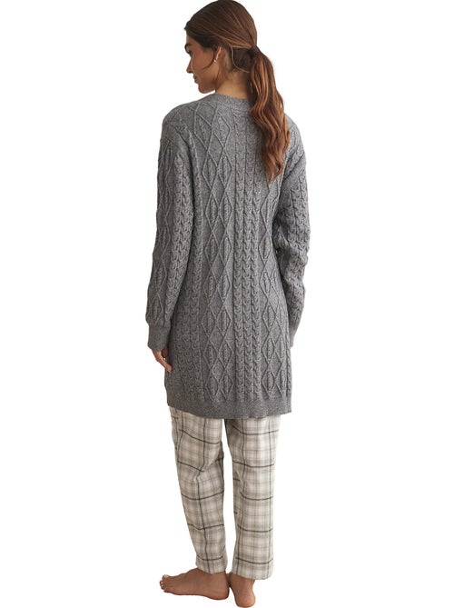 Cardigan veste d'intérieur à boutonnière COMPLEMENTOS - Kiabi