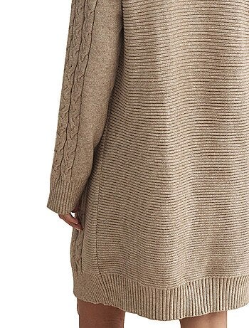 Cardigan veste d'intérieur ouverte