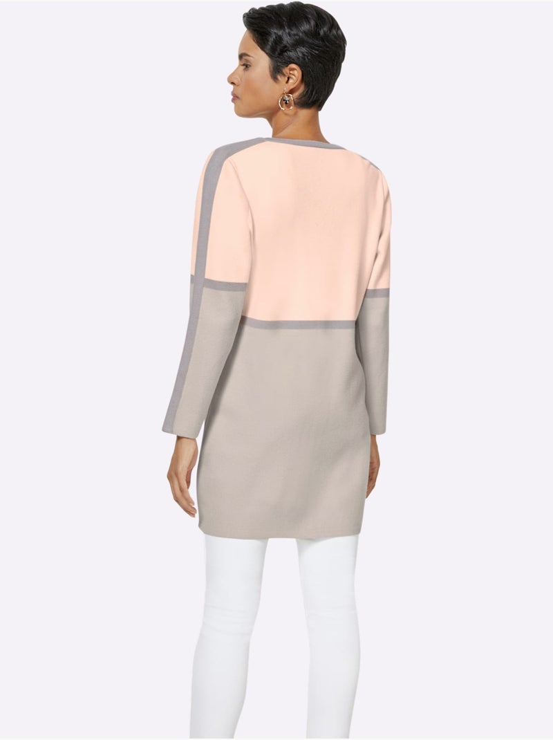 Cardigan Viscose - Taille Standard - helline Gris Beige - Kiabi