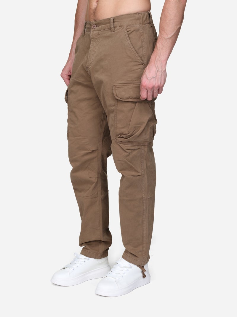 Cargo à poches - Kenzarro Camel - Kiabi