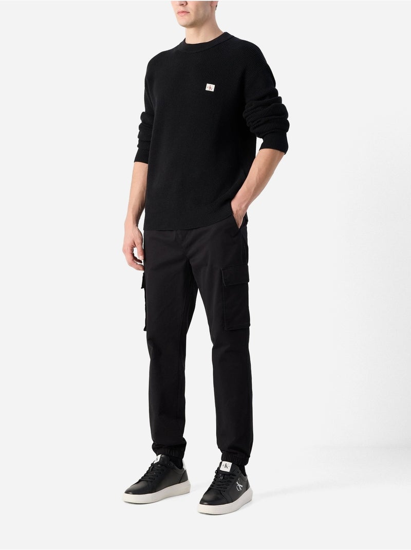 Cargo Calvin Klein taille élastique Noir - Kiabi