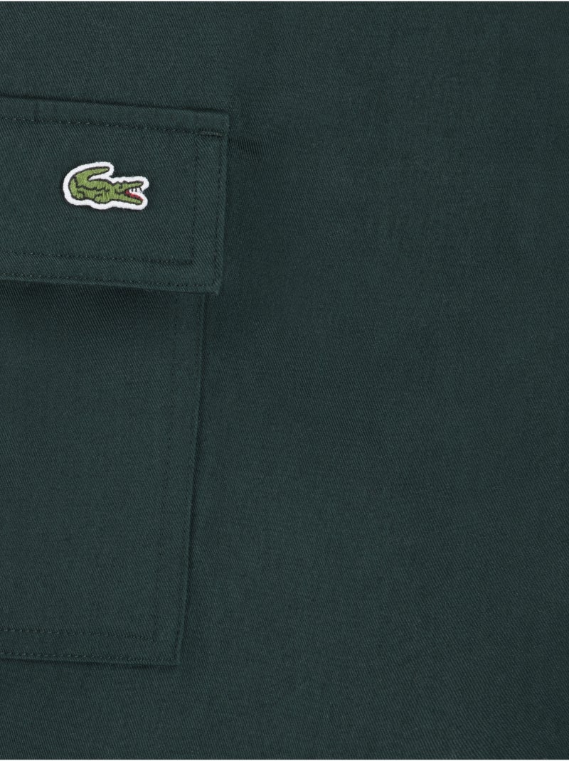 Cargo Lacoste taille élastique Vert sapin - Kiabi