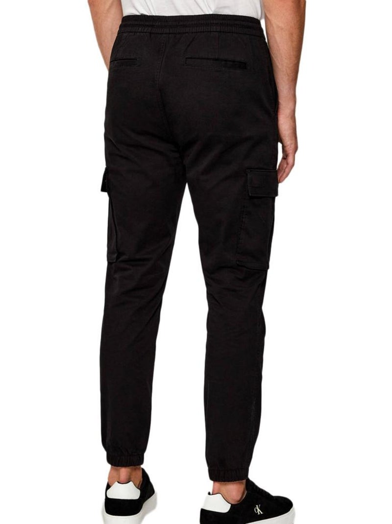 Cargo taille élastique - Calvin Klein Noir - Kiabi