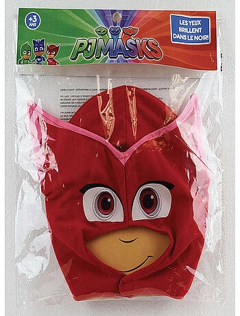 Caritan pyjamasques masque bibou rouge 3-7ans