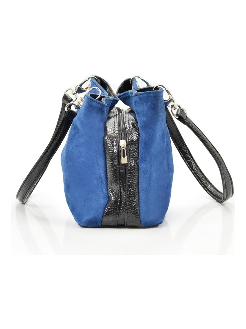 CARLA BELOTTI - Sac à main GISELLE 30 cm Bleu ciel - Kiabi