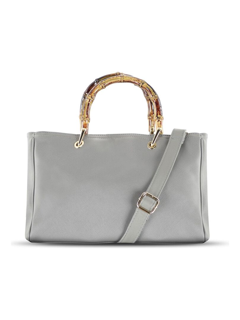 CARLA BELOTTI SAC A MAIN LOLA Gris Kiabi 109.99