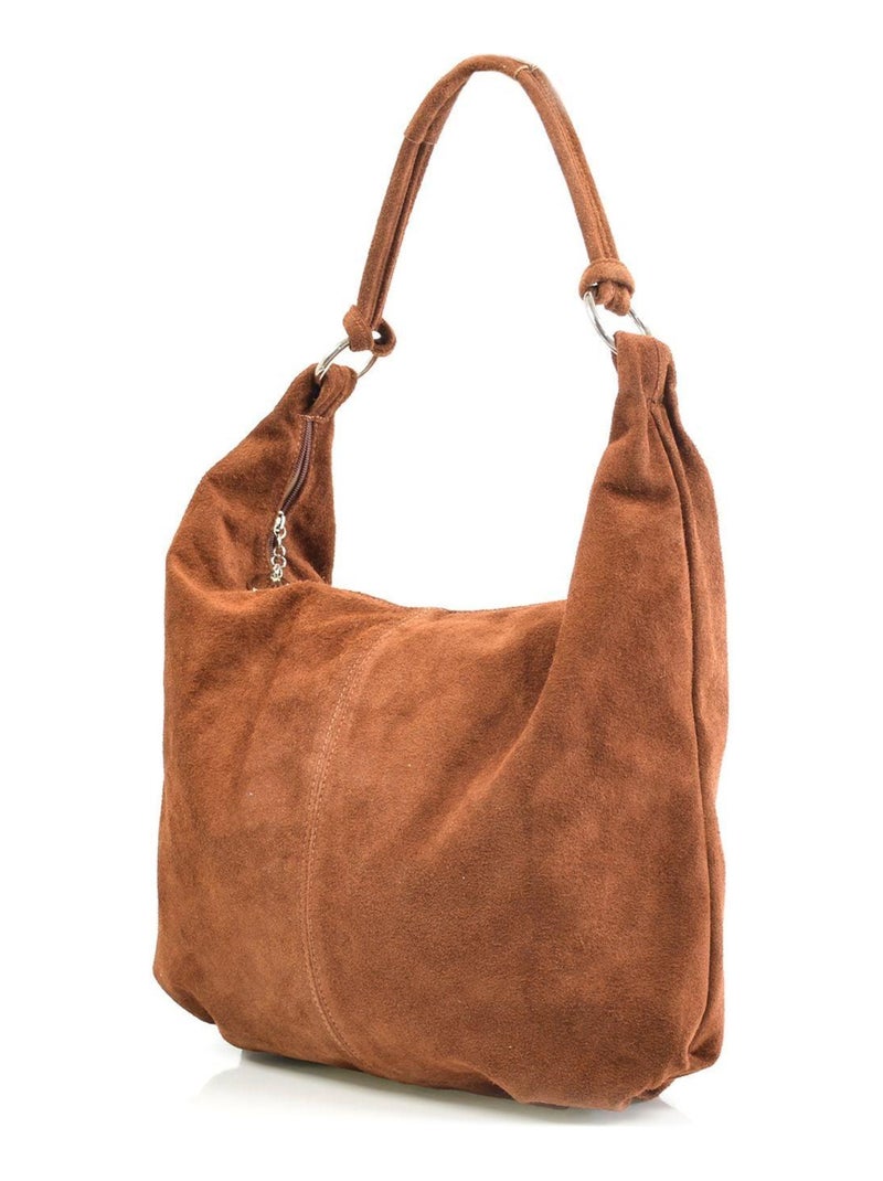 CARLA BELOTTI - Sac à main SABRINA 40 cm Marron - Kiabi