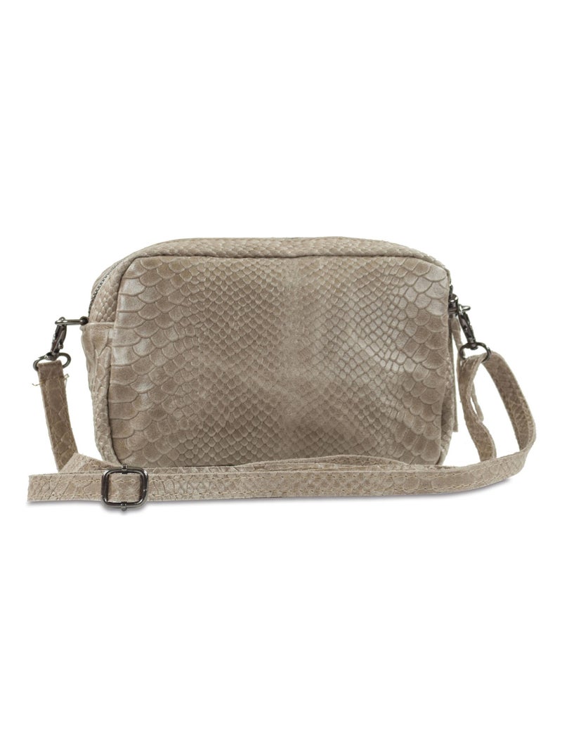 CARLA BELOTTI - Sac bandoulière ALEXANDRA 13 cm Marron - Kiabi