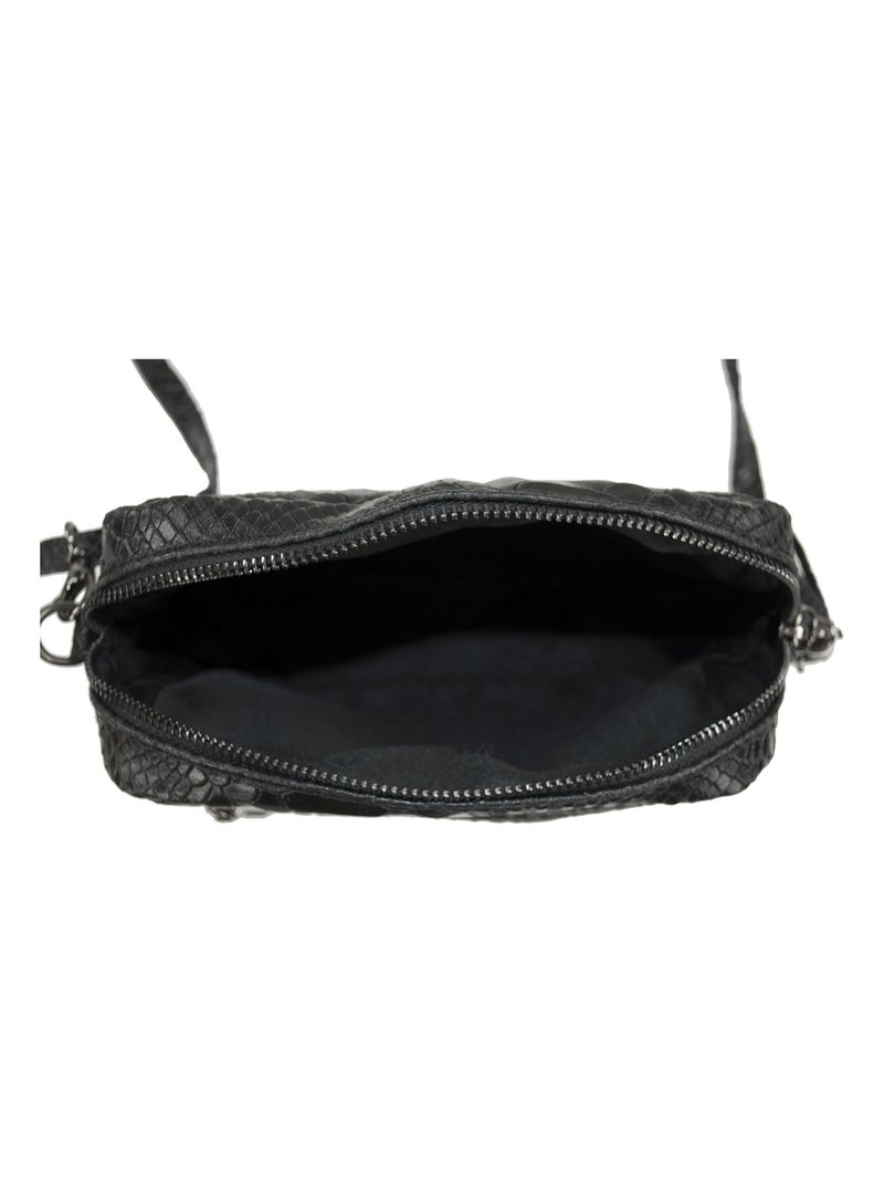 CARLA BELOTTI - Sac bandoulière ALEXANDRA 13 cm Noir - Kiabi