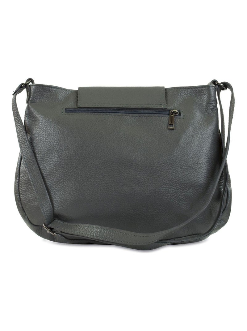 CARLA BELOTTI - Sac bandoulière ORIANE 24 cm Gris - Kiabi