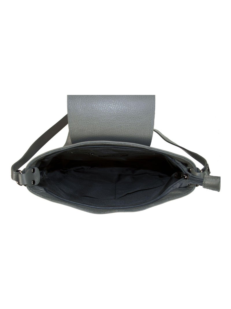 CARLA BELOTTI - Sac bandoulière ORIANE 24 cm Gris - Kiabi