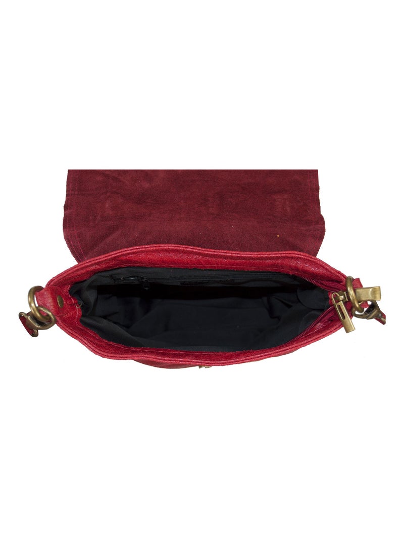 CARLA BELOTTI - Sac bandoulière YARA 20 cm Rouge - Kiabi