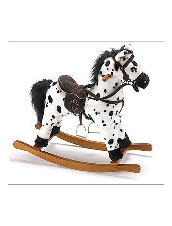 Carlotta, le cheval à bascule sonore.