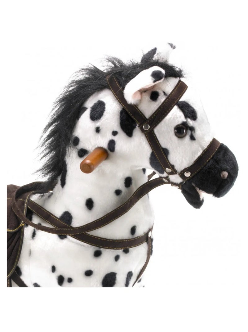 Carlotta, le cheval à bascule sonore. Blanc - Kiabi