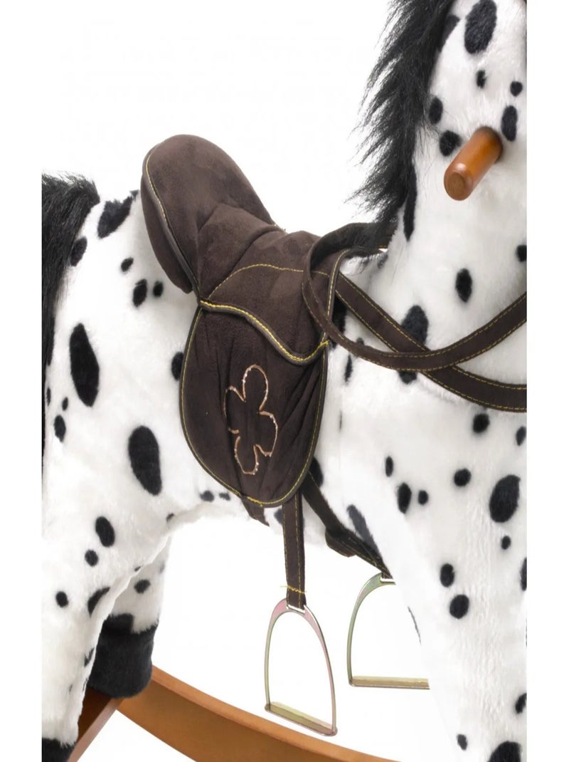 Carlotta, le cheval à bascule sonore. Blanc - Kiabi