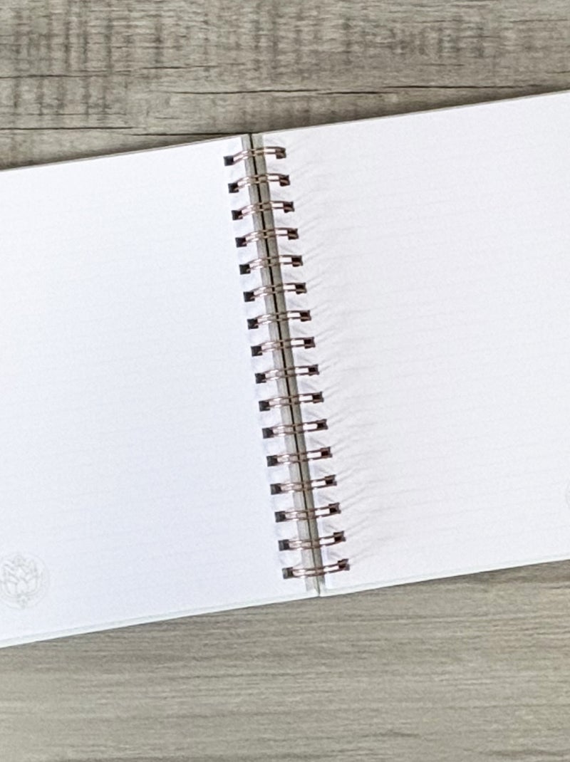 Carnet à grande spirale petit messager bleu 21.6 cm Bleu - Kiabi