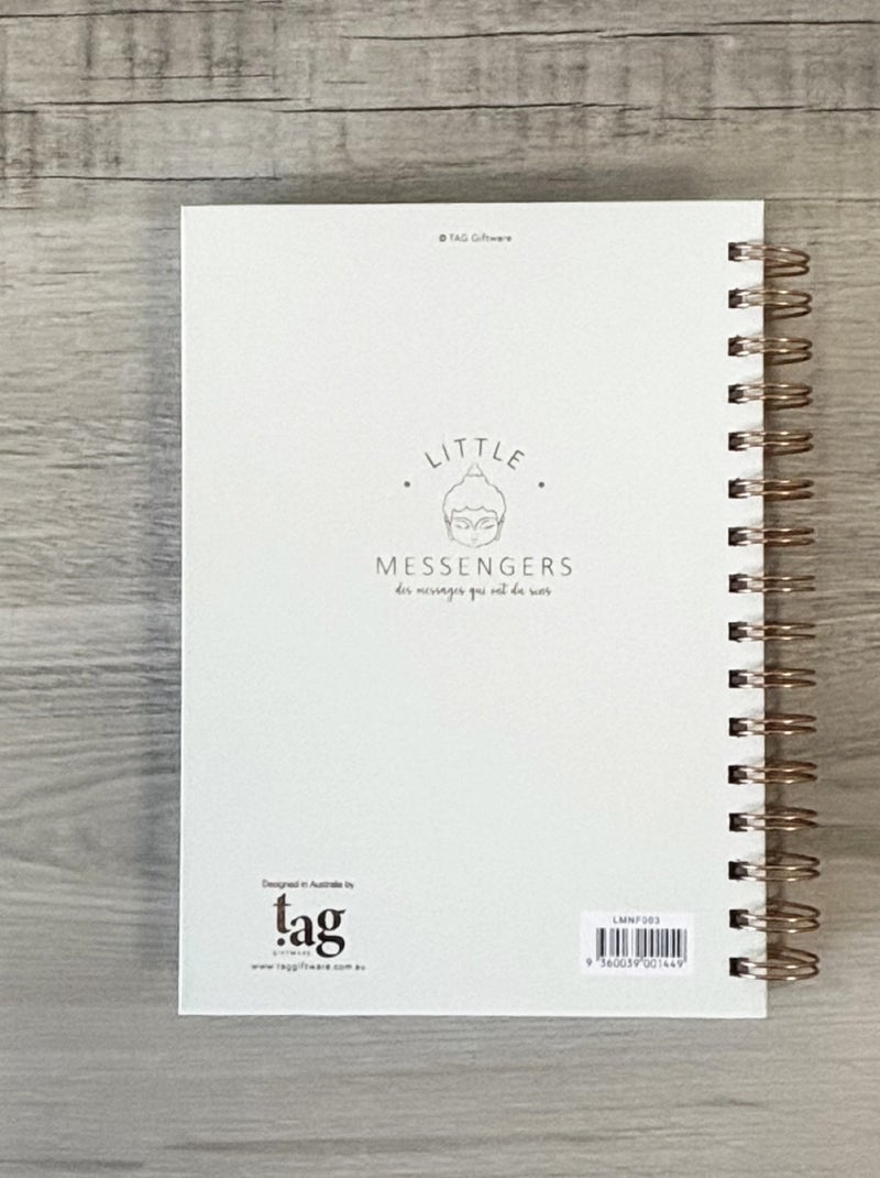 Carnet à grande spirale petit messager bleu 21.6 cm Bleu - Kiabi