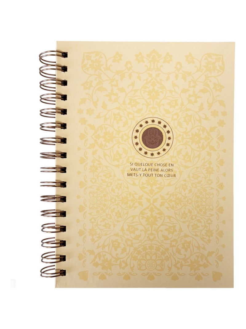 Carnet à grande spirale petit messager orange 21.6 cm Orange - Kiabi