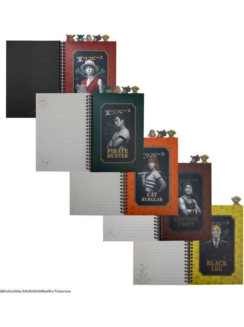 Carnet à Onglets Pirates du Chapeau de Paille - One Piece Noir - Kiabi