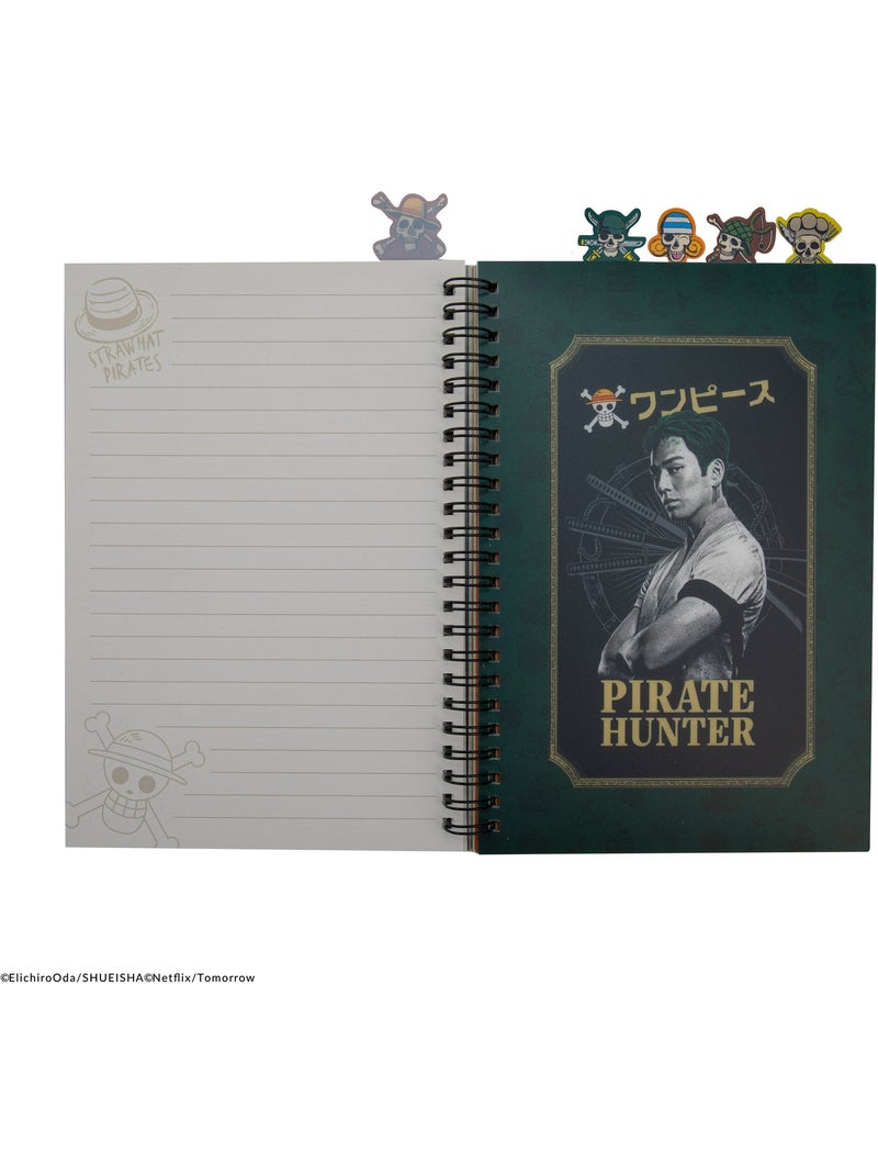Carnet à Onglets Pirates du Chapeau de Paille - One Piece Noir - Kiabi