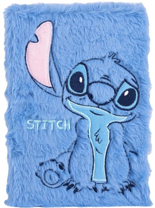 Carnet A5 - Stitch - Disney - Couverture Polaire - Kiabi