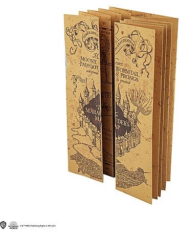 Carnet avec Carte du Maraudeur - Harry Potter