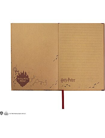 Carnet avec Carte du Maraudeur - Harry Potter