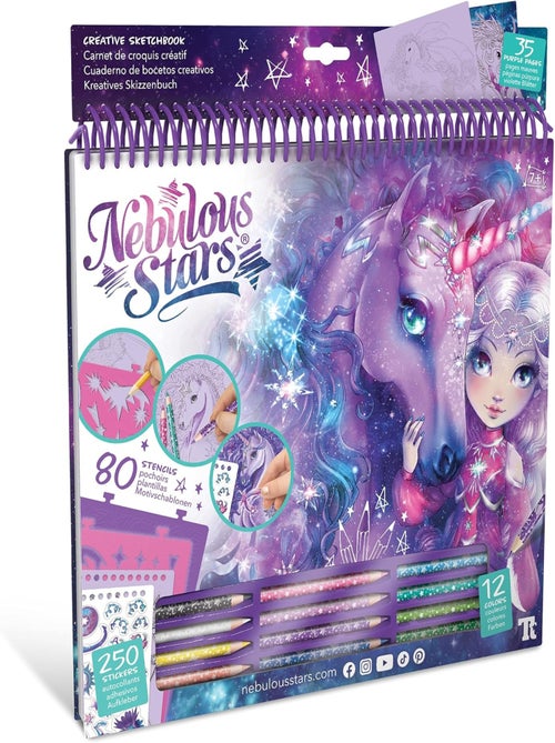 Carnet Créatif Chevaux - Nebulous Stars - Kiabi