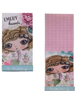 Carnet de 4 limes à ongles Verity Rose Modele 2