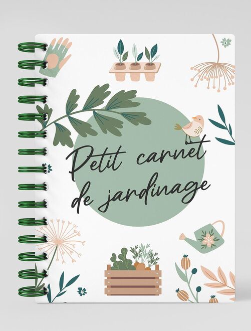 Carnet de jardinage + stickers - Kiabi