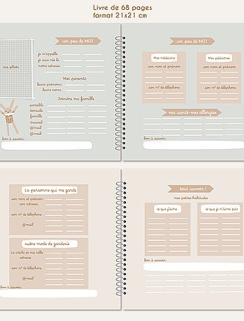 Carnet de Liaison Edgar Voiture - 54 pages