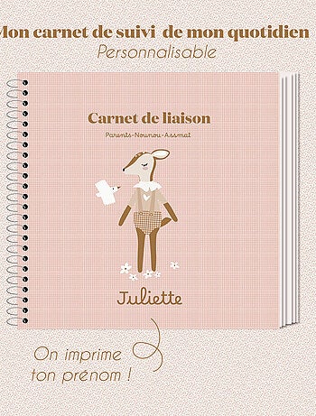 Carnet de liaison Faon liberty - 54 pages