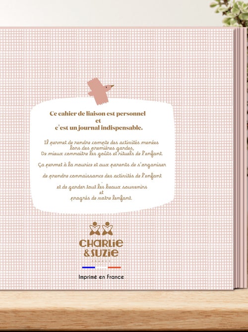 Carnet de liaison Faon liberty - 54 pages - Kiabi