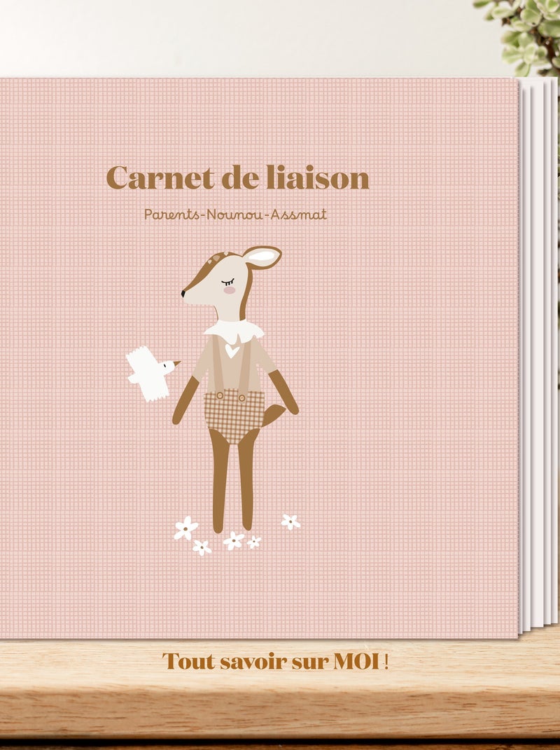 Carnet de liaison Faon liberty - 54 pages N/A - Kiabi