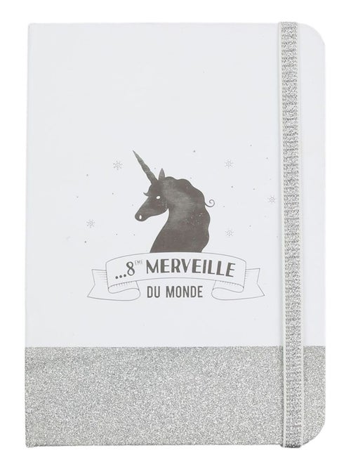 Carnet de notes à paillettes MERVEILLES - Kiabi Carnet de notes à paillettes MERVEILLES - Kiabi