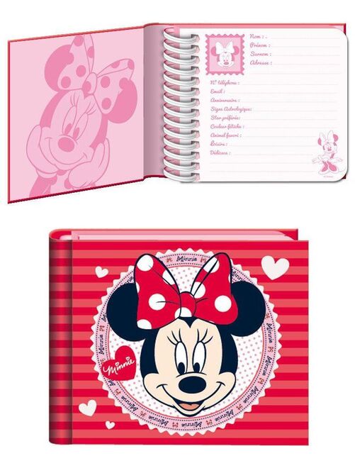 Carnet des copines Minnie - Kiabi