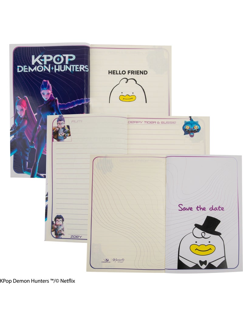 Carnet HUNTR/X - KPop Demon Hunters Bleu - Kiabi