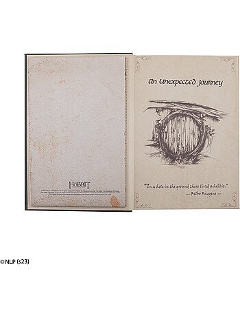 Carnet Le Hobbit avec Carte incluse - Le Seigneur des Anneaux