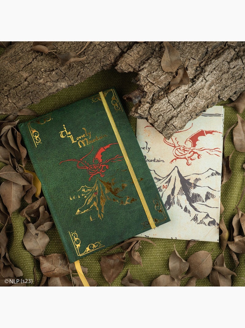 Carnet Le Hobbit avec Carte incluse - Le Seigneur des Anneaux Vert - Kiabi
